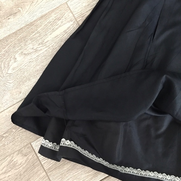 TIBI Women's Silk Skirt Pleated Lined  Below Knee Side Zip Lightweight 2 AS IS - Picture 10 of 16